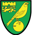 Norwich City's team badge