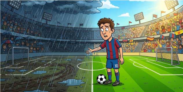 Is it a game of two halves in la liga? action
